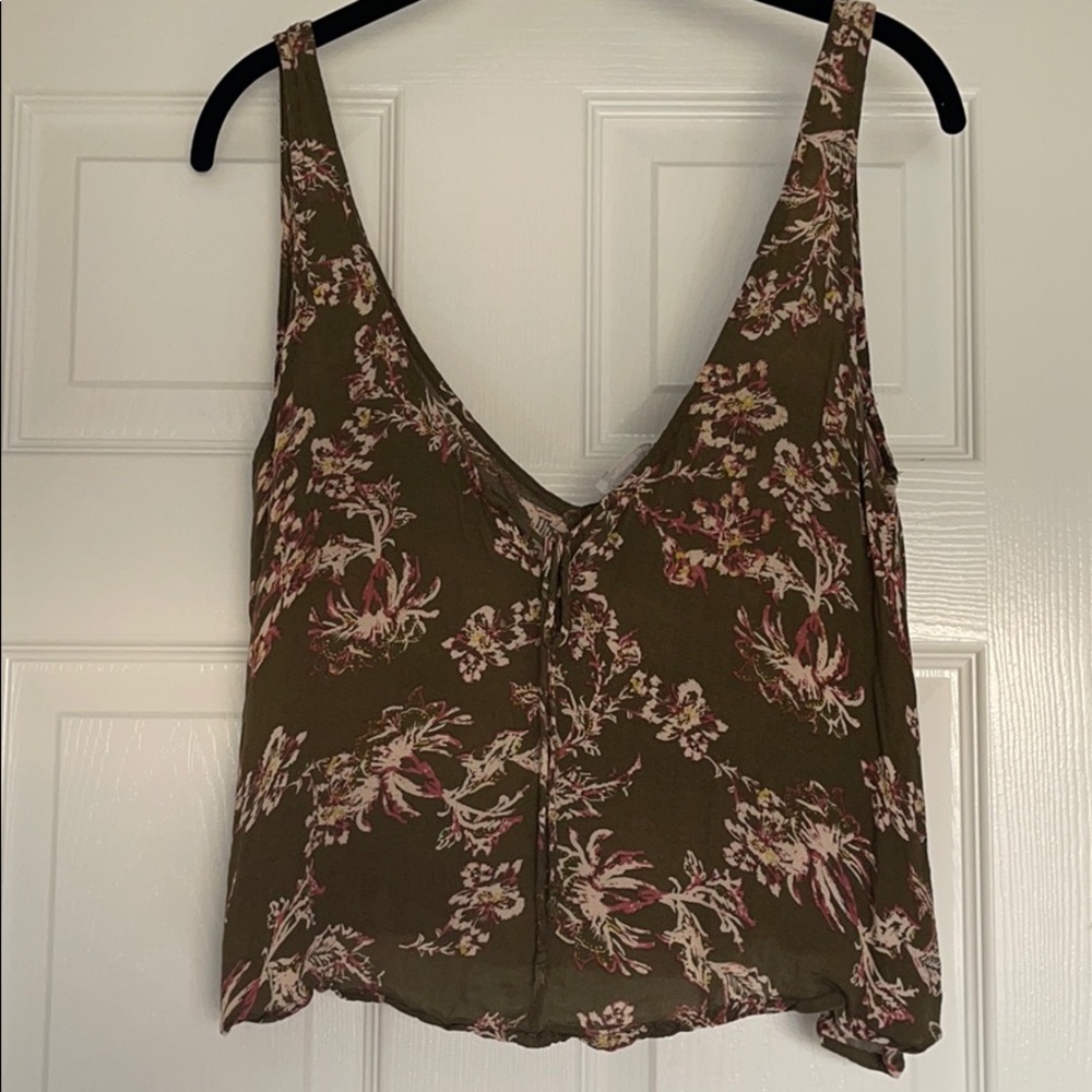 FREE PEOPLE Floral Crop Tank